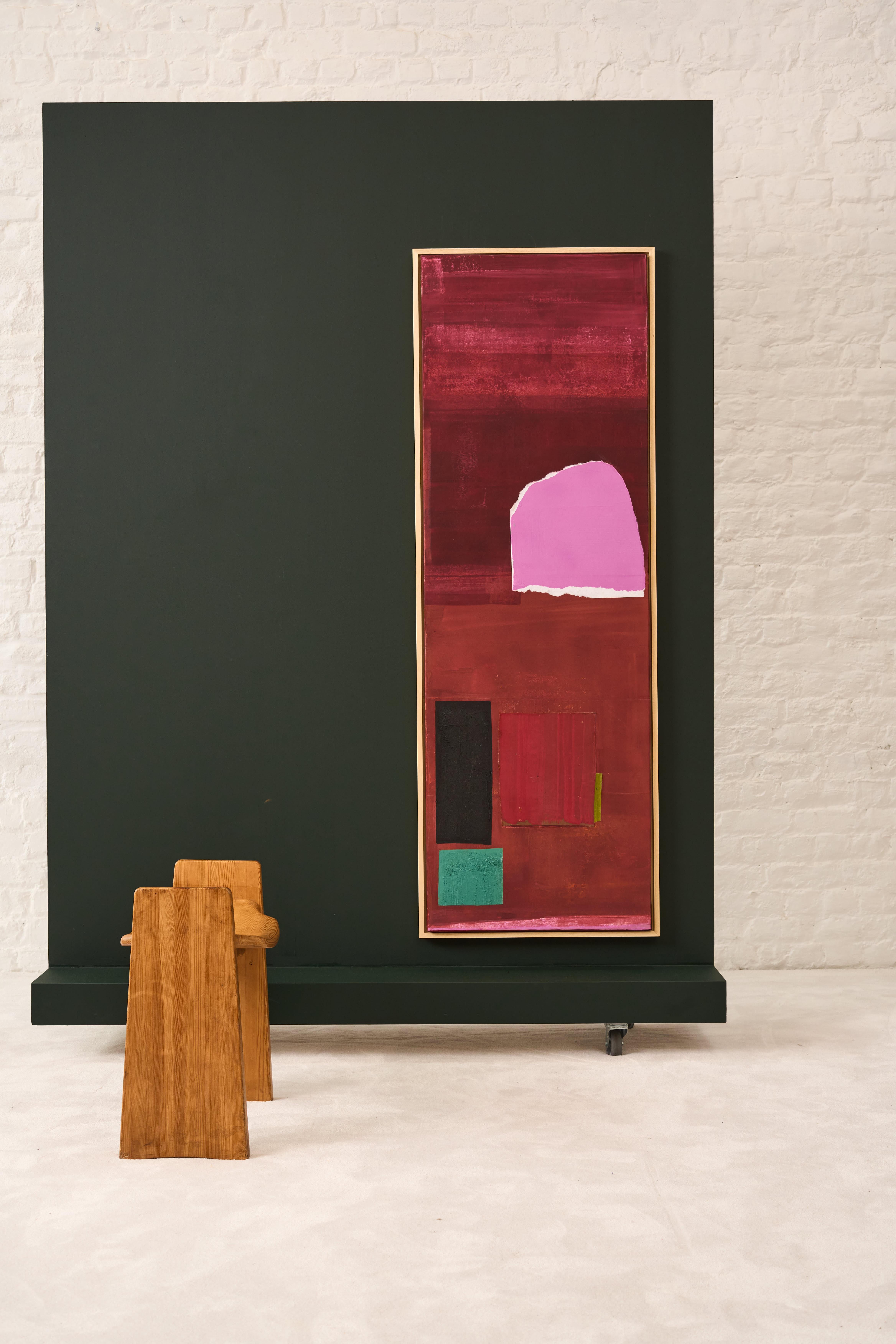 Paint CHARLOTTE CULOT Grand magma 4 For Sale