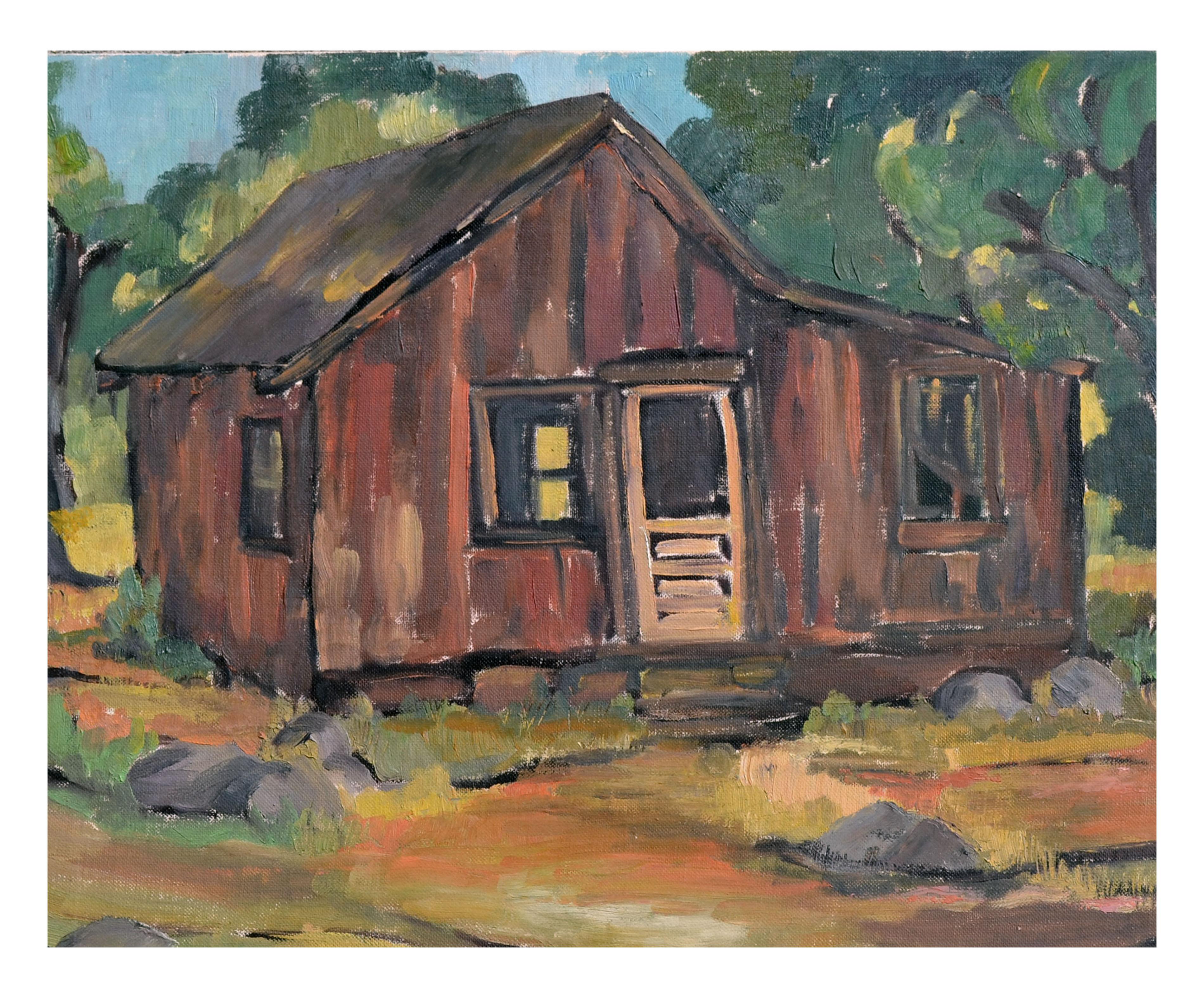 La maison d'un restaurateur d'orchard - Painting de Charlotte Danvers