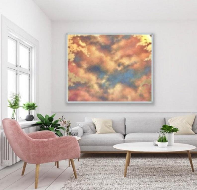 Charlotte Elizabeth, All the angels, Original skyscape painting 1
