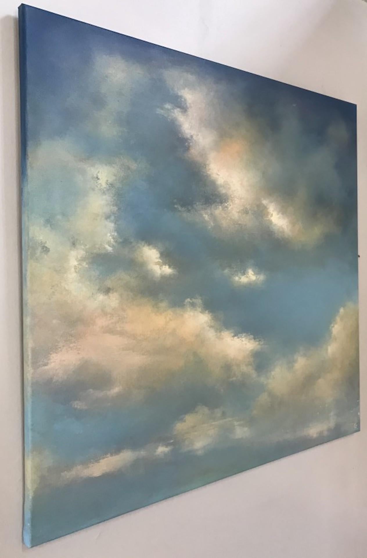 A Gentle Breath is an orignal skyscape painting by Charlotte Elizabeth. 
Charlotte Elizabeth is available online and in our gallery at Wychwood Art. Charlotte has been working with paint professionally for over fifteen years. A prestigious training