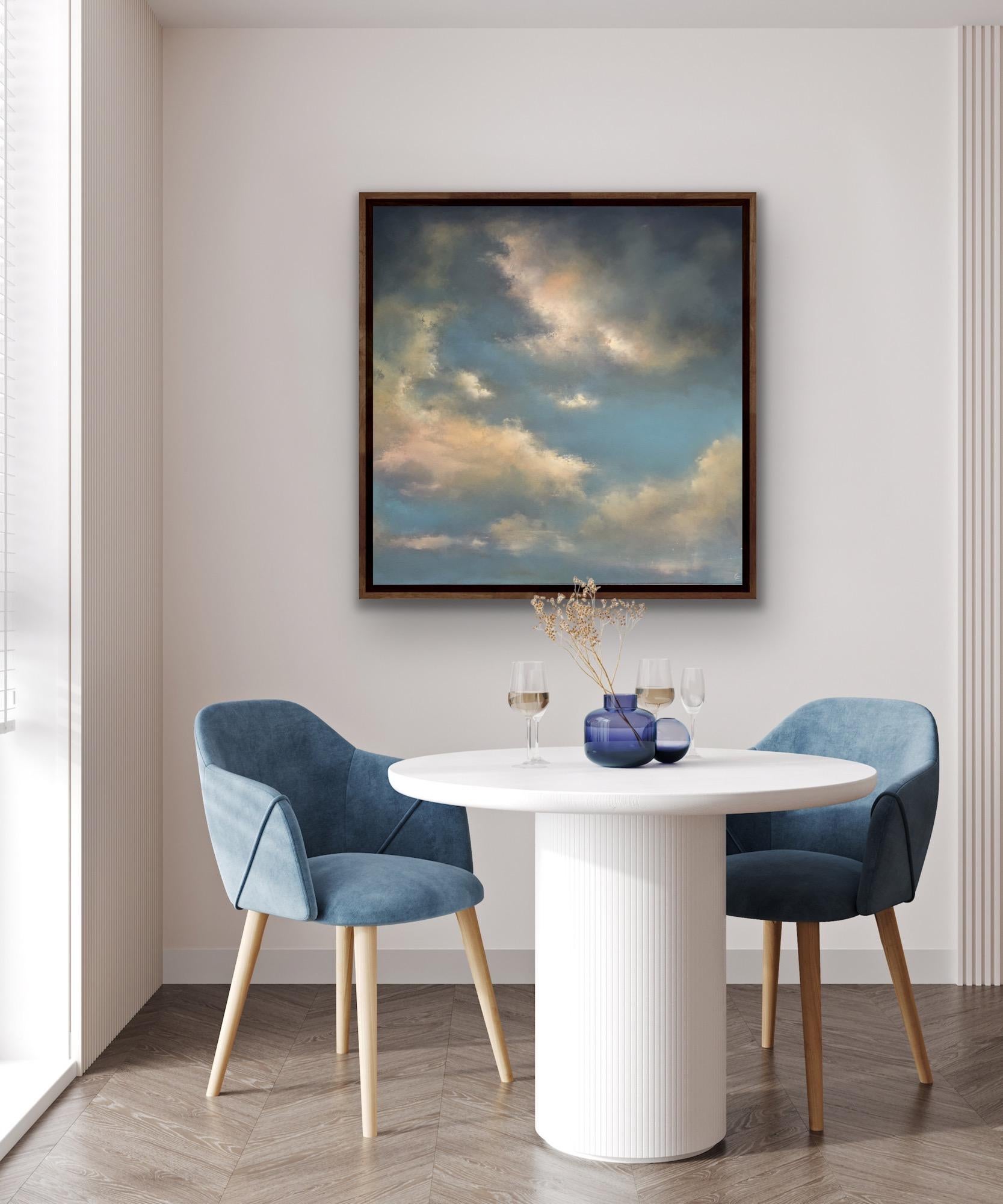 A Gentle Breath, Contemporary Original Art, Skyscape Painting, Meditation Art For Sale 3