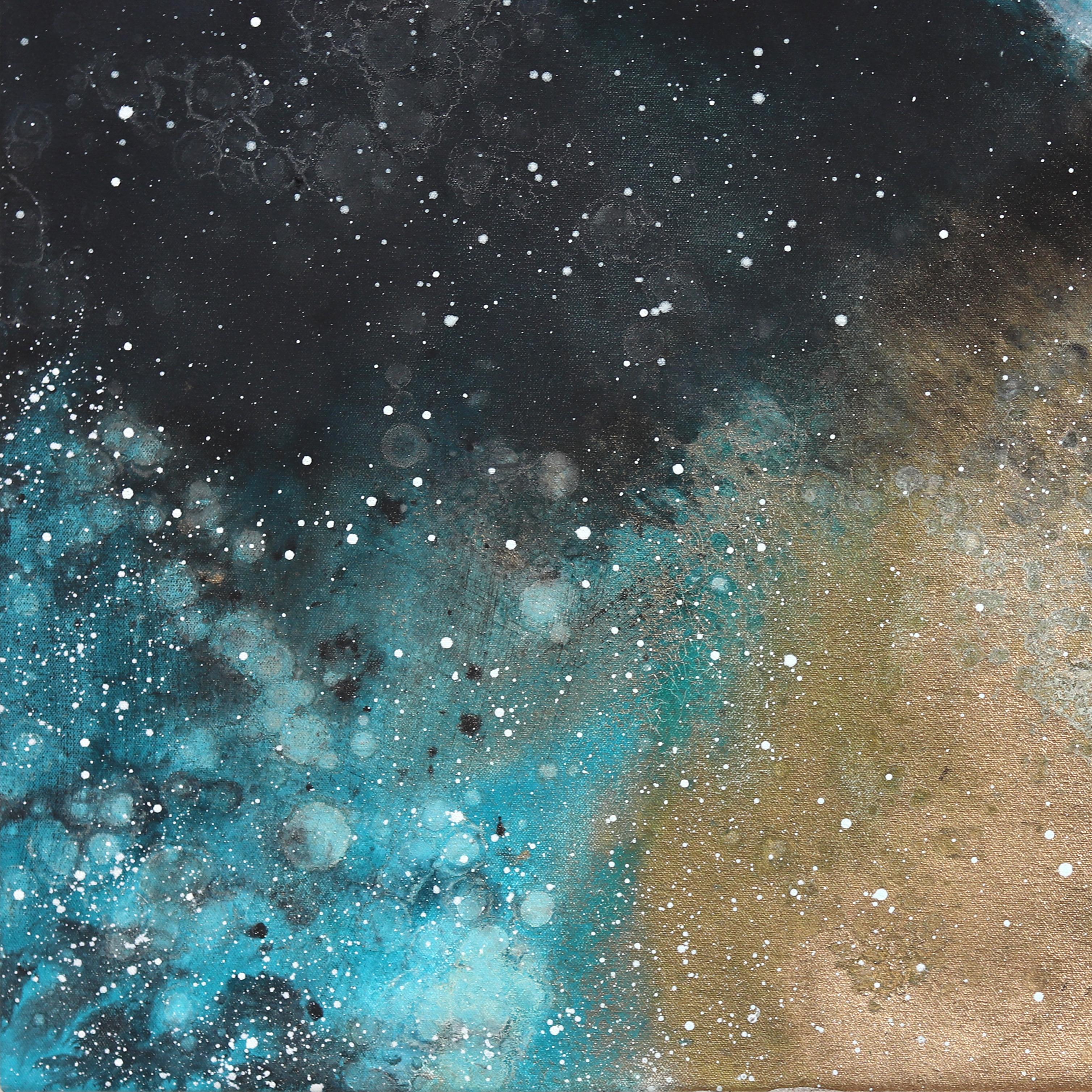 Faraway - Quadro su tela di grandi dimensioni ispirato all'Outer Space in vendita 2