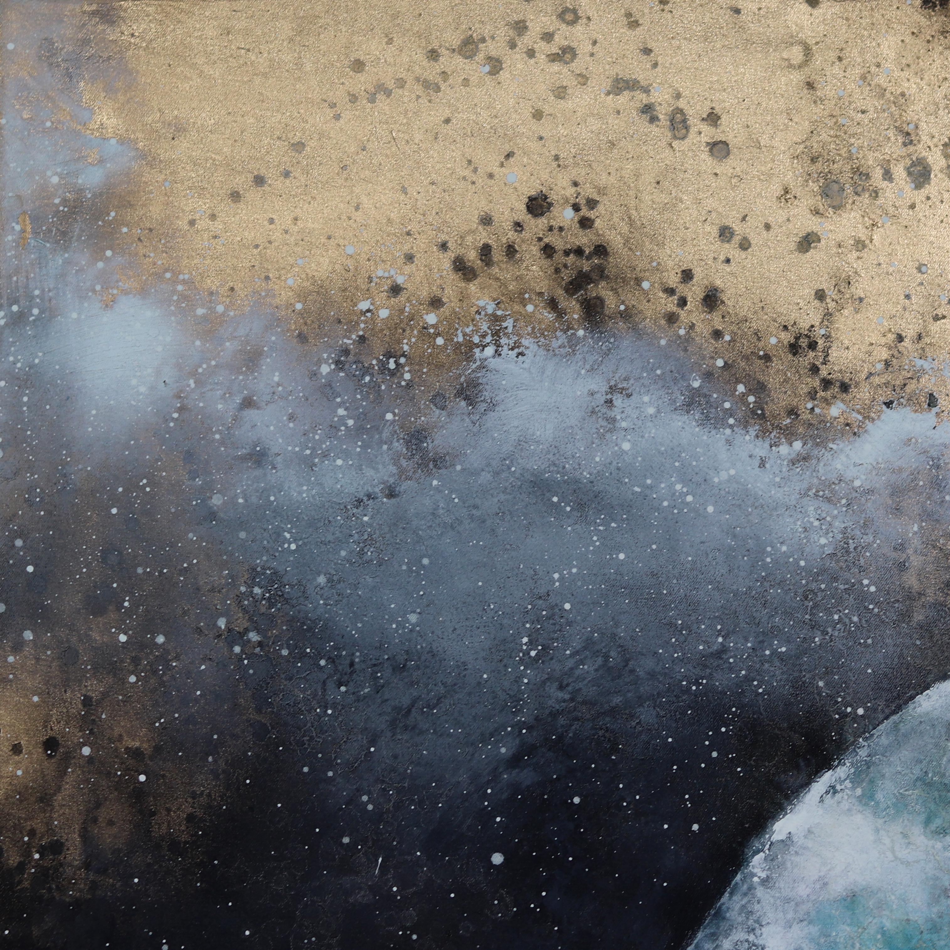 Faraway - Quadro su tela di grandi dimensioni ispirato all'Outer Space in vendita 3