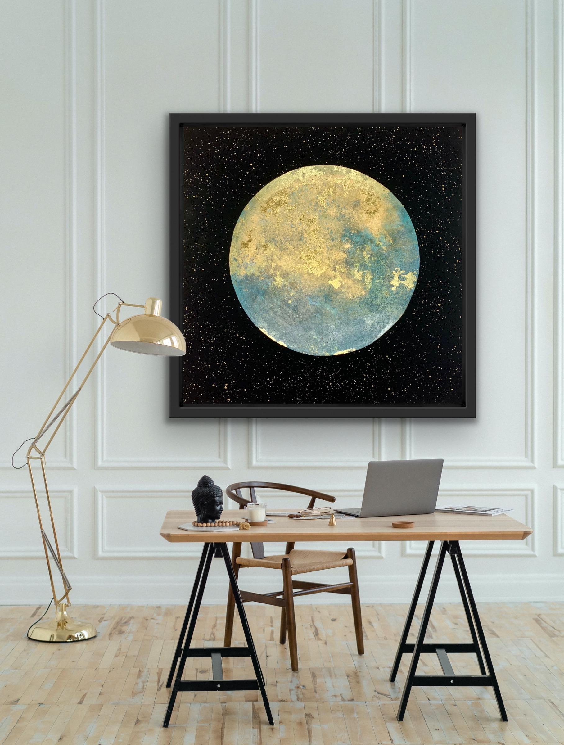 Season of the Soul, Moon Art, Astrology Artwork, Soulful Art, Realist Style Art For Sale 9