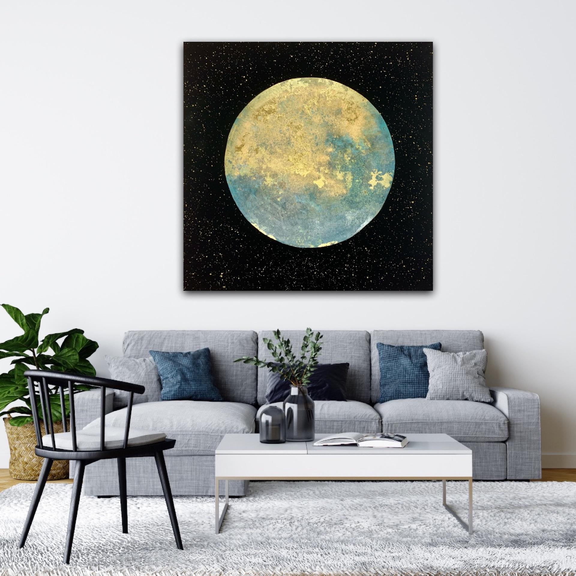 Season of the Soul, Moon Art, Astrology Artwork, Soulful Art, Realist Style Art For Sale 10