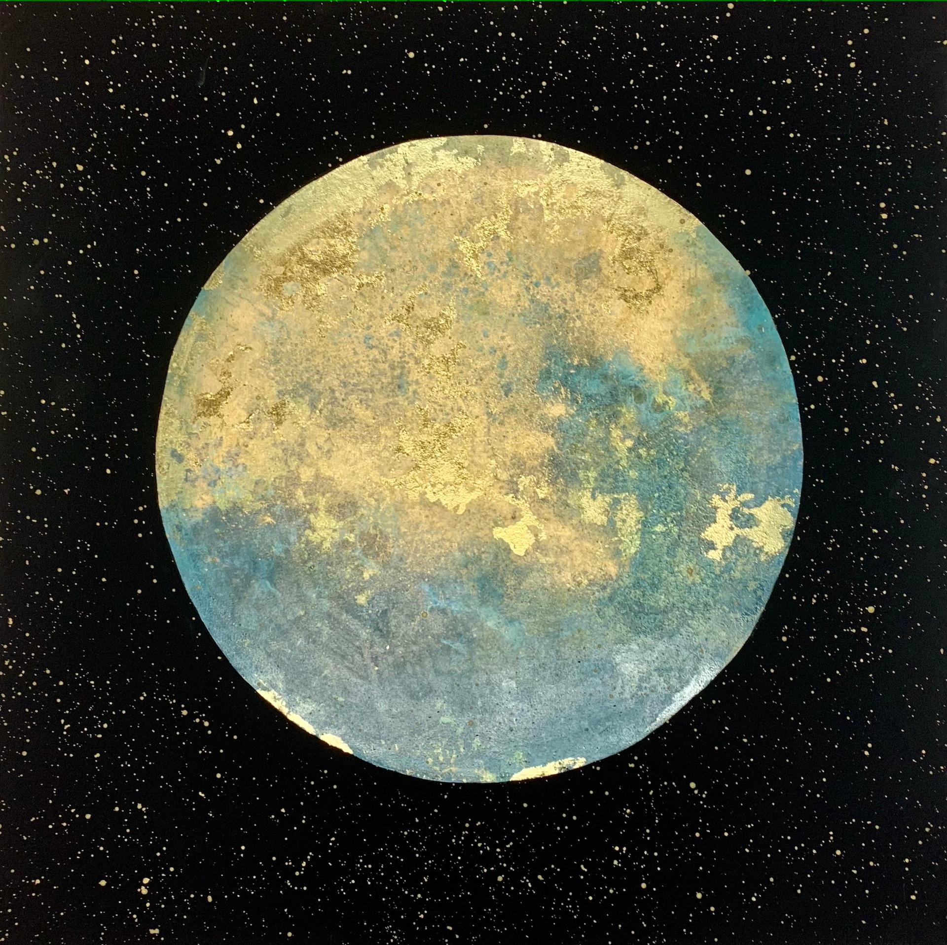 Season of the Soul, Moon Art, Astrology Artwork, Soulful Art, Realist Style Art