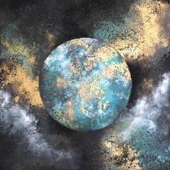 The Shadows - Large Outer Space Inspired Painting on Canvas