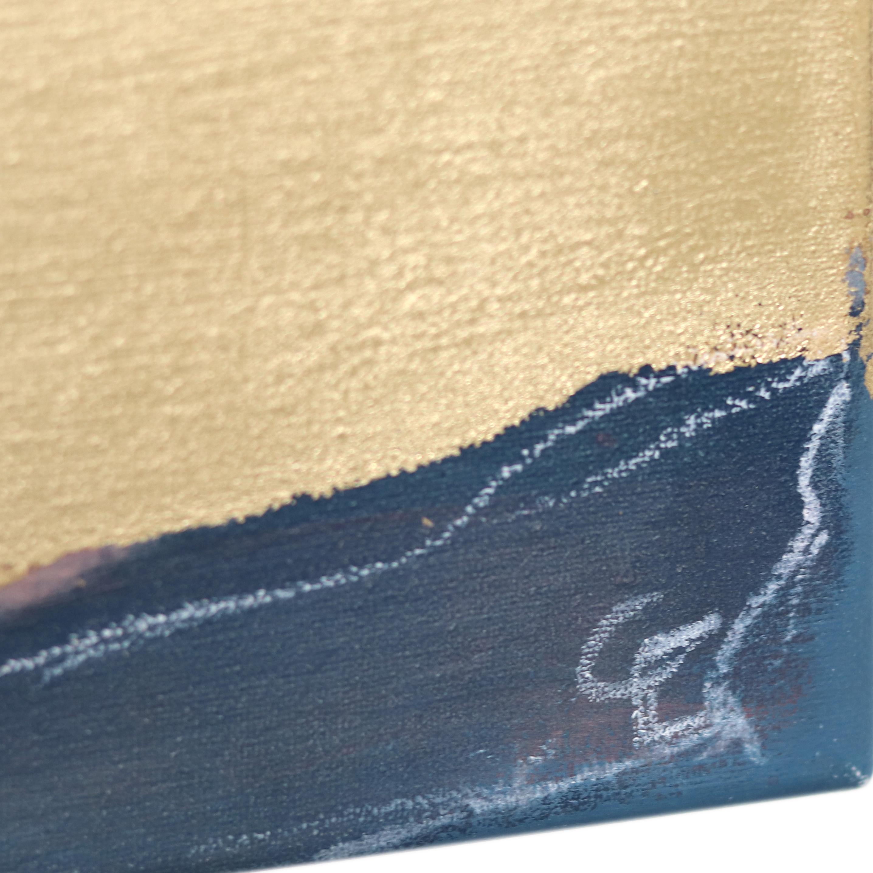 Whisper - Large Scale Original Pastell Ton Ozeanlandschaft Sonnenuntergang Malerei auf Leinwand im Angebot 6