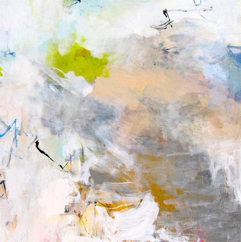 Charlotte Foust - Pastel Daydreams- Abstract soft color white beige