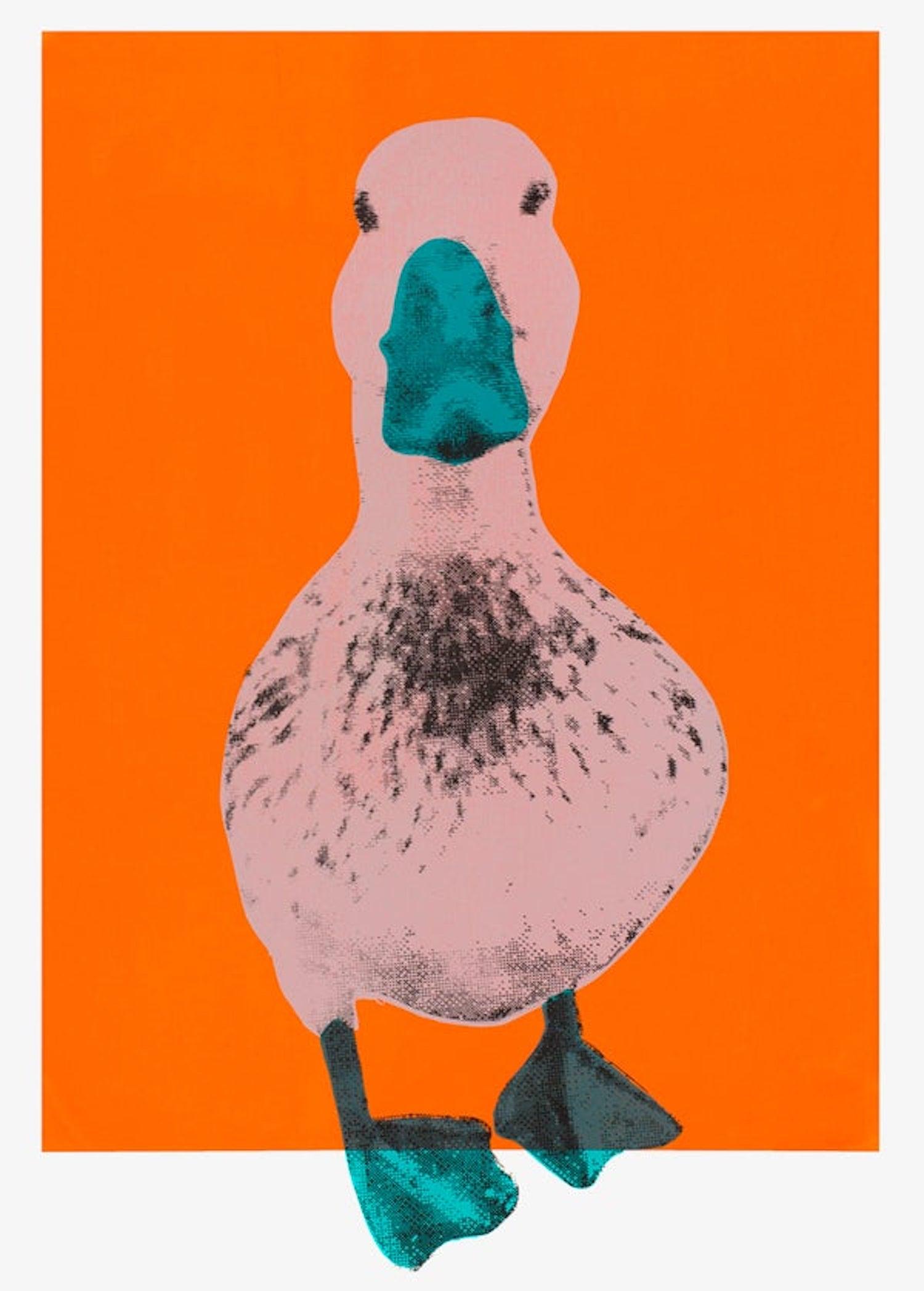 Duck A L'Orange - Contemporary Print by Charlotte Gerrard