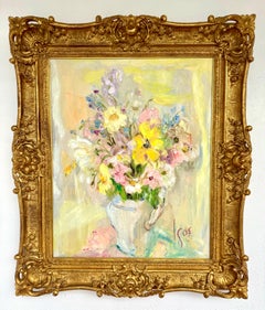 Still Life Yellow Flowers In A Vase