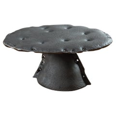 Low Round Table in Cast Iron - Custom Sizes and Finish Variations Available