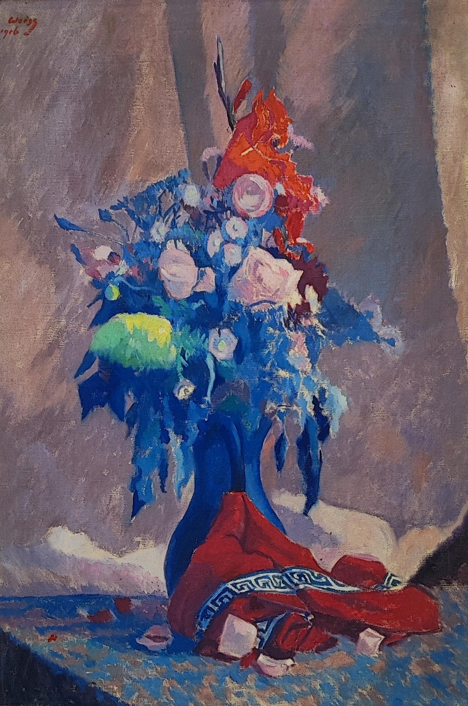 Charlotte Marie Weiss Still-Life Painting - Bouquet of flowers