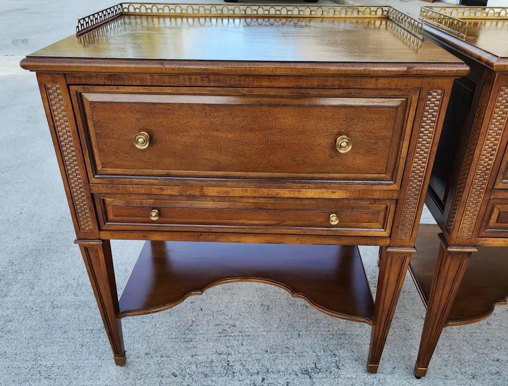 Mid-Century Modern Charlotte Moss Century Furniture Bedside End Tables