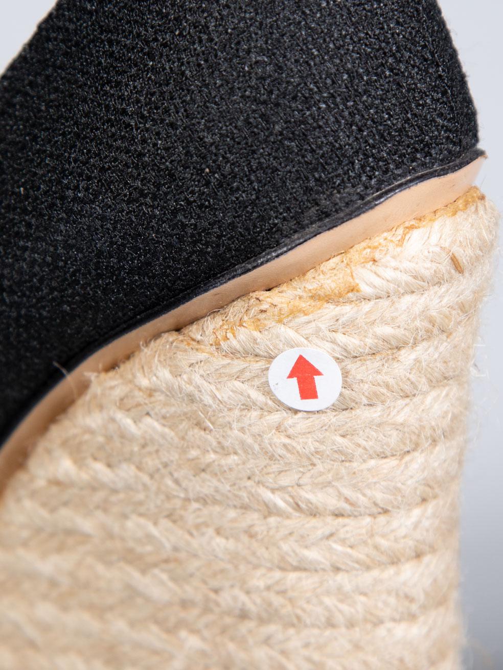 Charlotte Olympia Cunei Espadrille Neri Taglia IT 35 in vendita 1