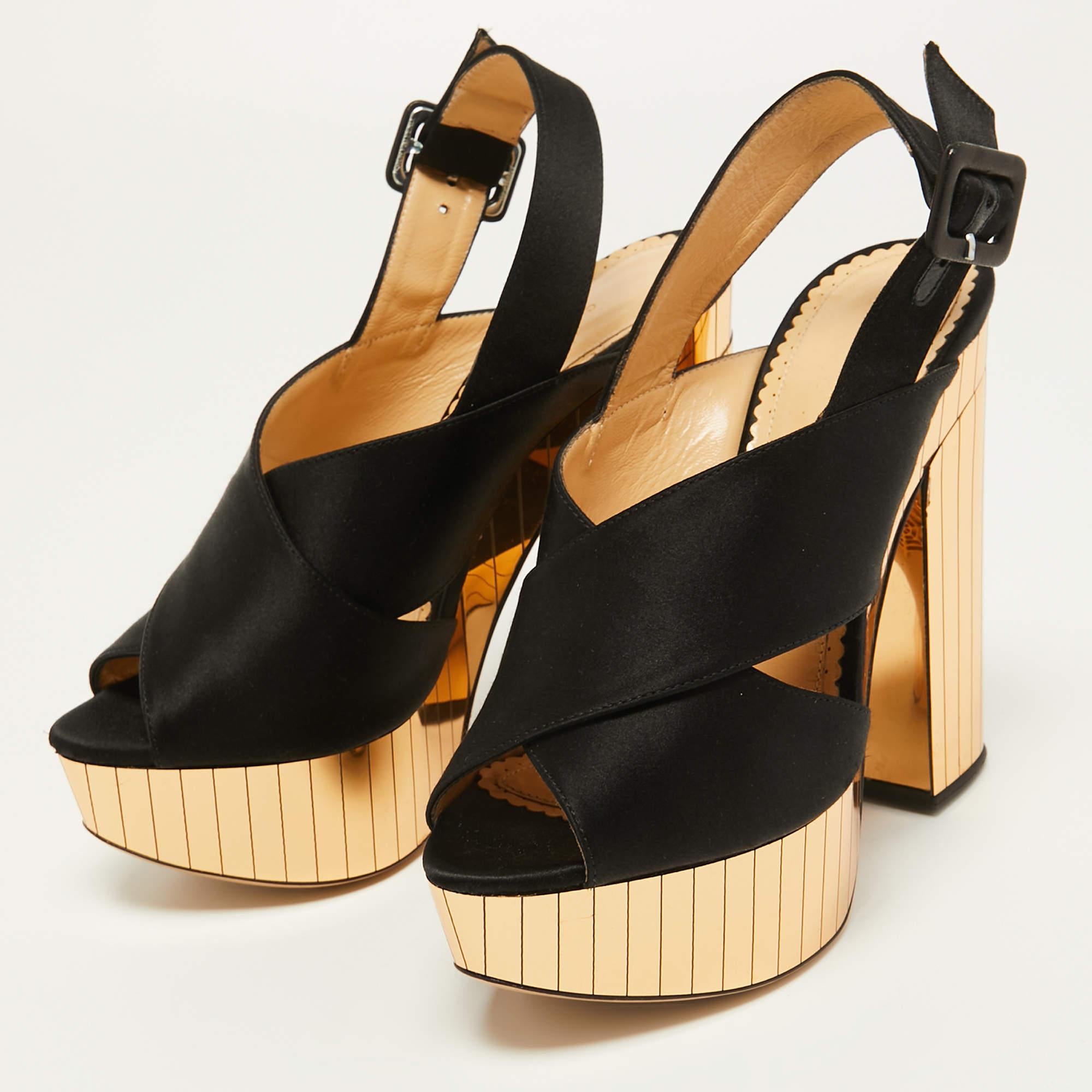 These sandals will frame your feet in an elegant manner. Crafted from quality materials  they flaunt a classy display  comfortable insoles and durable heels.