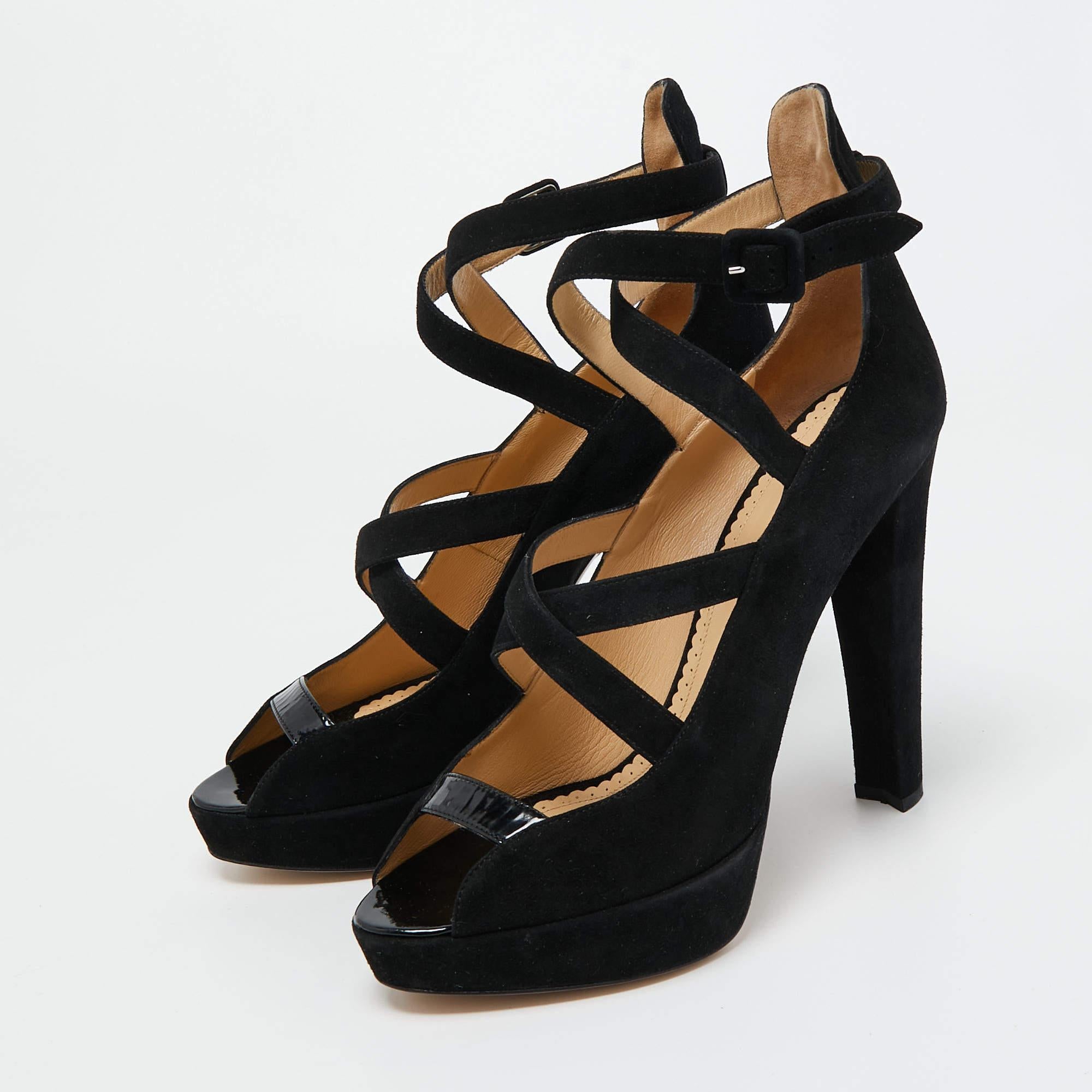 Elevate your ensemble with these Charlotte Olympia heels for women. Meticulously crafted these exquisite heels combine luxury and comfort creating a statement pair thats both fashionable and fabulous for every occasion.