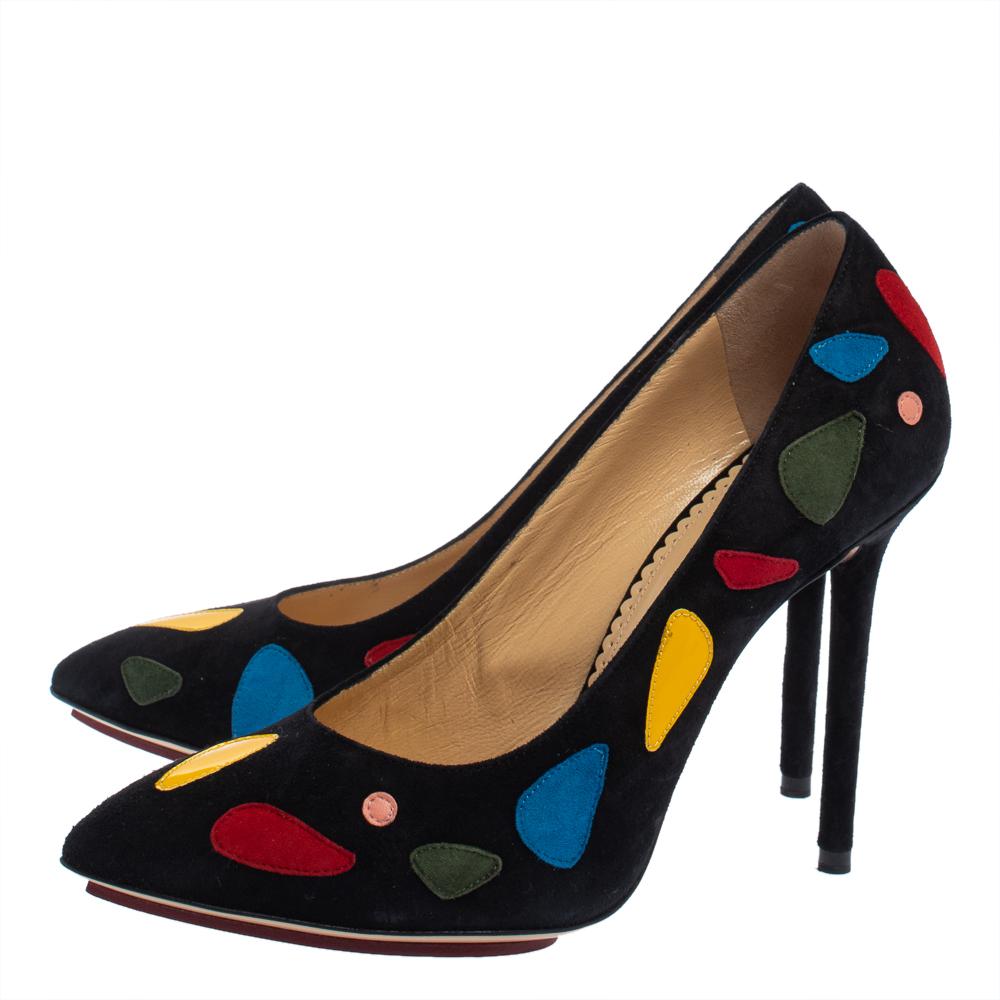 Femme Chaussures Charlotte Olympia Femme Escarpins Charlotte Olympia Femme Escarpins compensés Charlotte Olympia Femme Escarpins compensés CHARLOTTE OLYMPIA 38,5 noir Escarpins compensés Charlotte Olympia Femme 