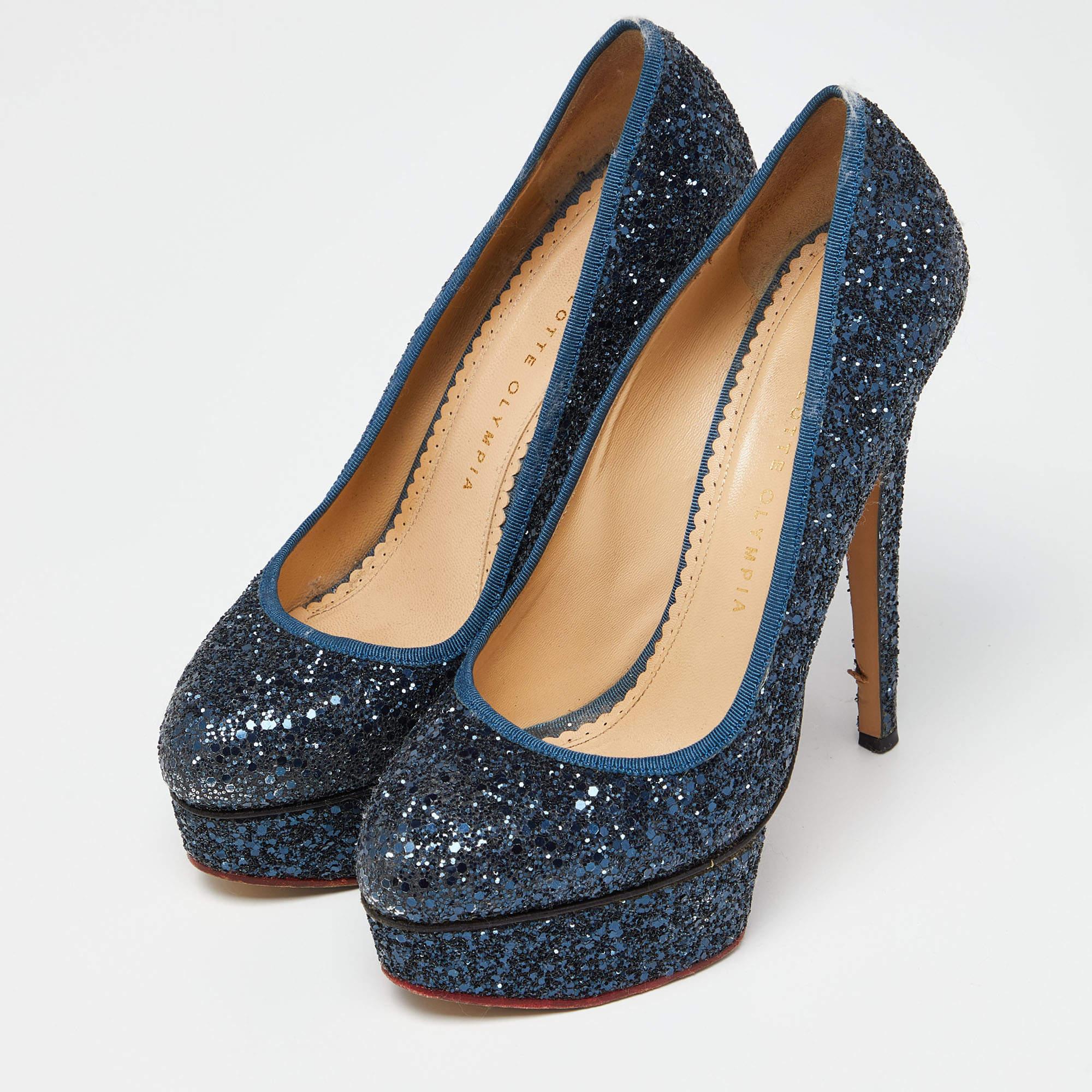 Make a chic style statement with these designer pumps. They showcase sturdy heels and durable soles perfect for your fashionable outings