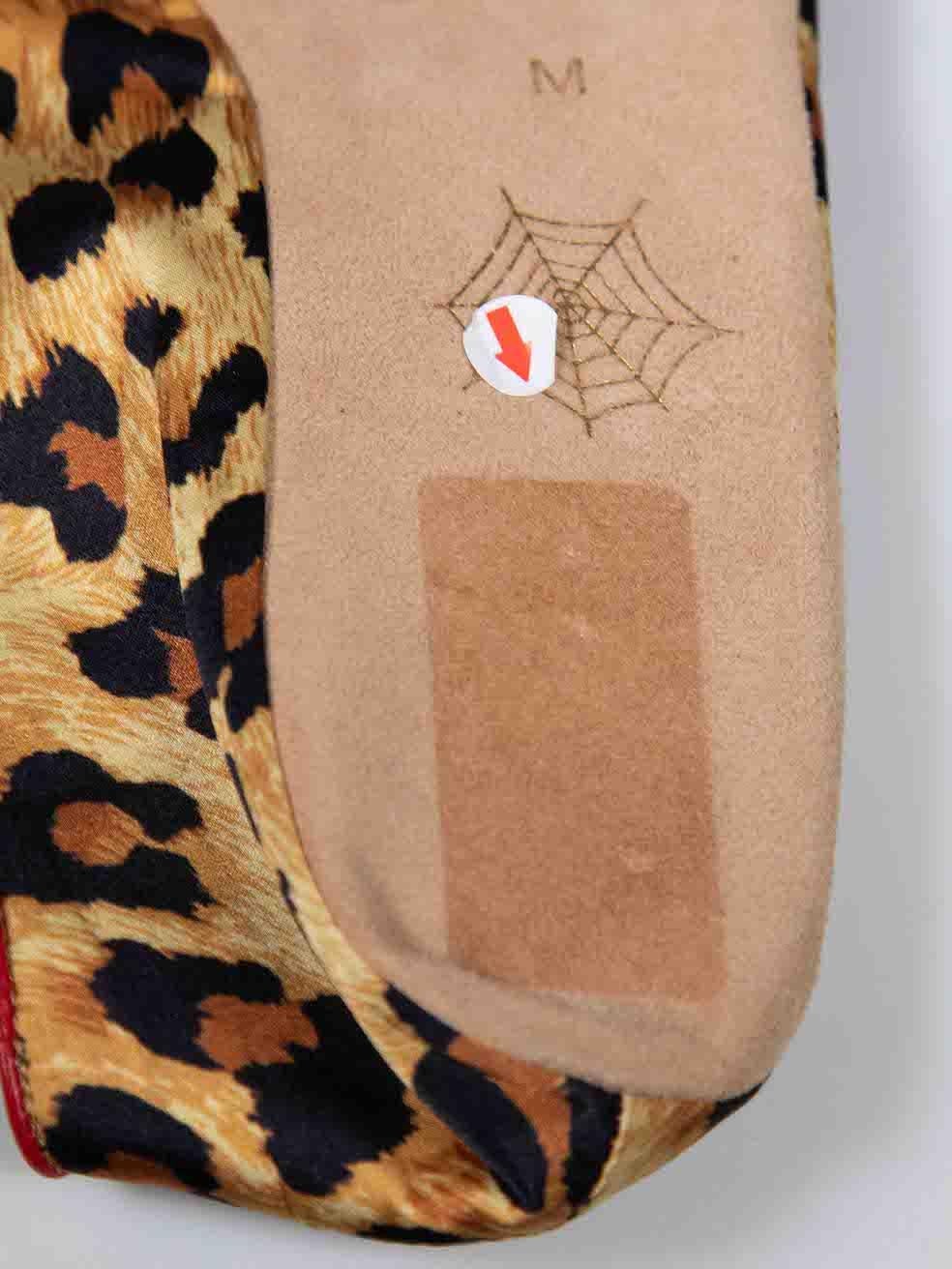 Charlotte Olympia - Chaussures à talons compensés en imprimé léopard - Brown - Taille IT 39 en vente 2