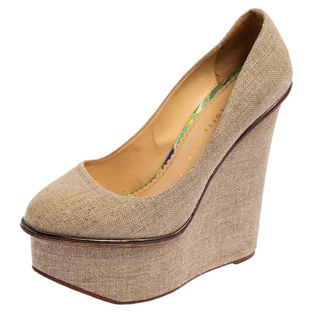 Charlotte olympia wedges 2025