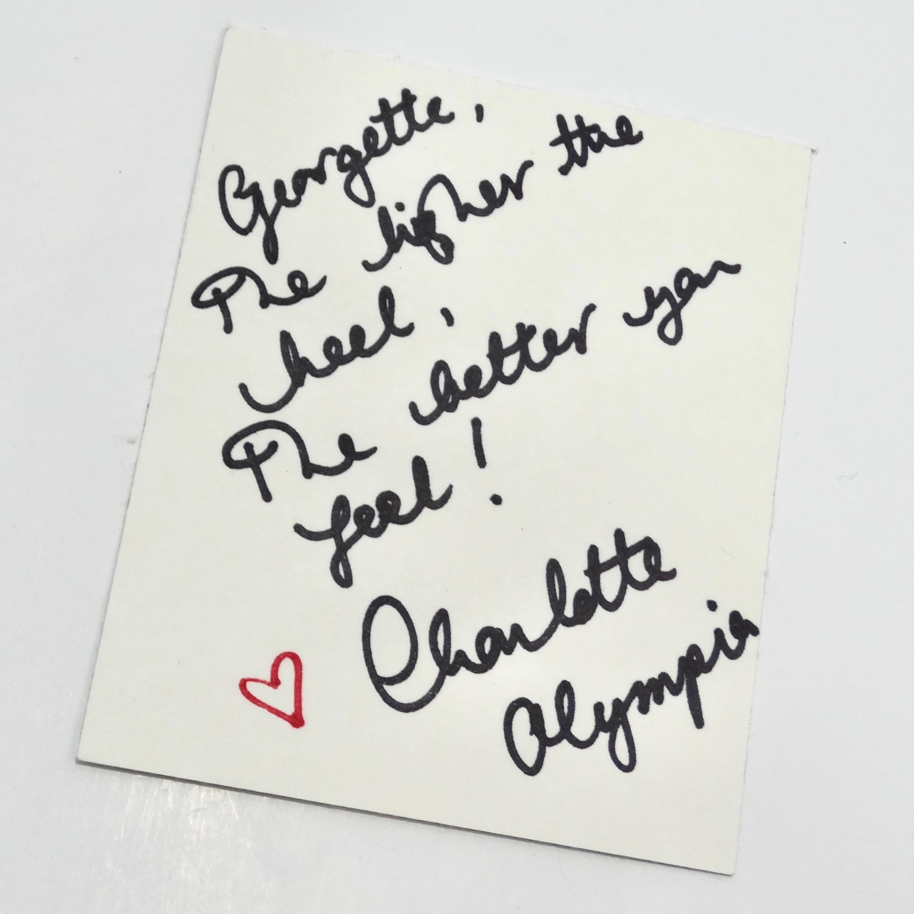 Charlotte Olympia Designerin signierte Kitty bestickte flache Schuhe im Angebot 7