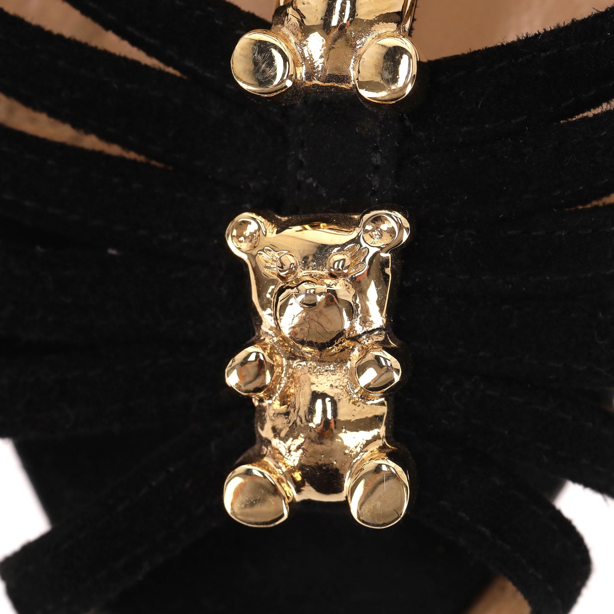 Charlotte Olympia Gummy Bear Suede Sandals For Sale 1
