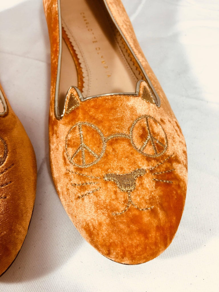 charlotte olympia kitty loafers
