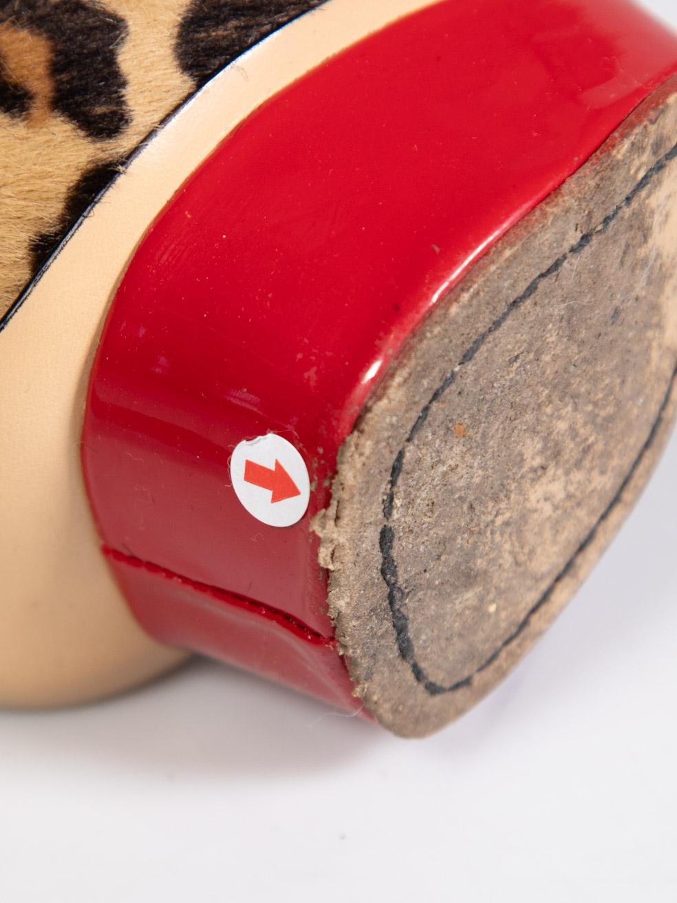 Charlotte Olympia escarpins à plateforme léopard taille IT 35,5 en vente 2