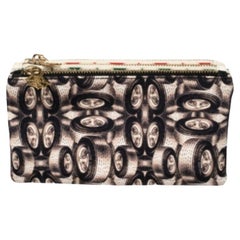 Charlotte Olympia Multicolor Printed Fabric Zip Pouch