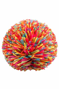 Charlotte Olympia Multicolor Straw and Suede Fiesta Chain Clutch Bag