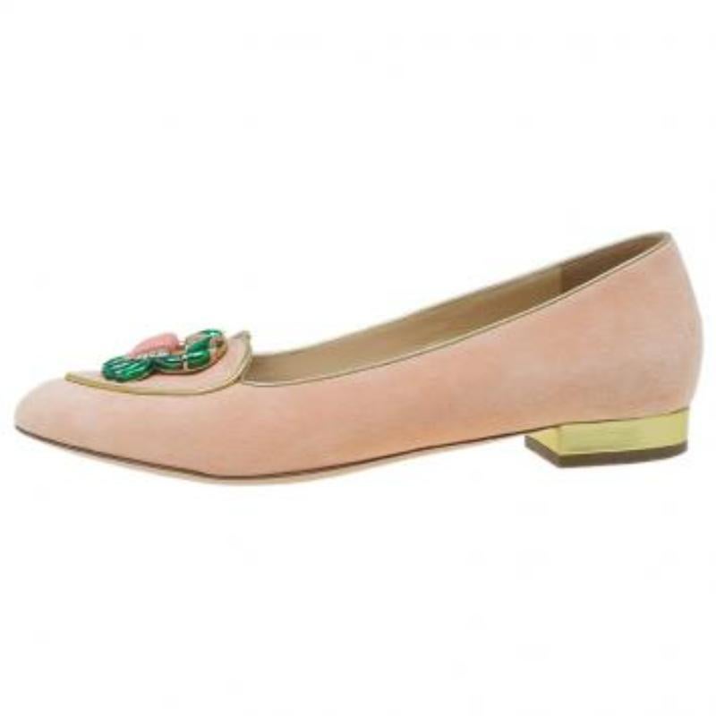 Ces chaussures plates Charlotte Olympia de bonne facture vous couvrent pour vos projets de toute la journée. Ils se présentent sous une forme polyvalente et sont très agréables à porter.