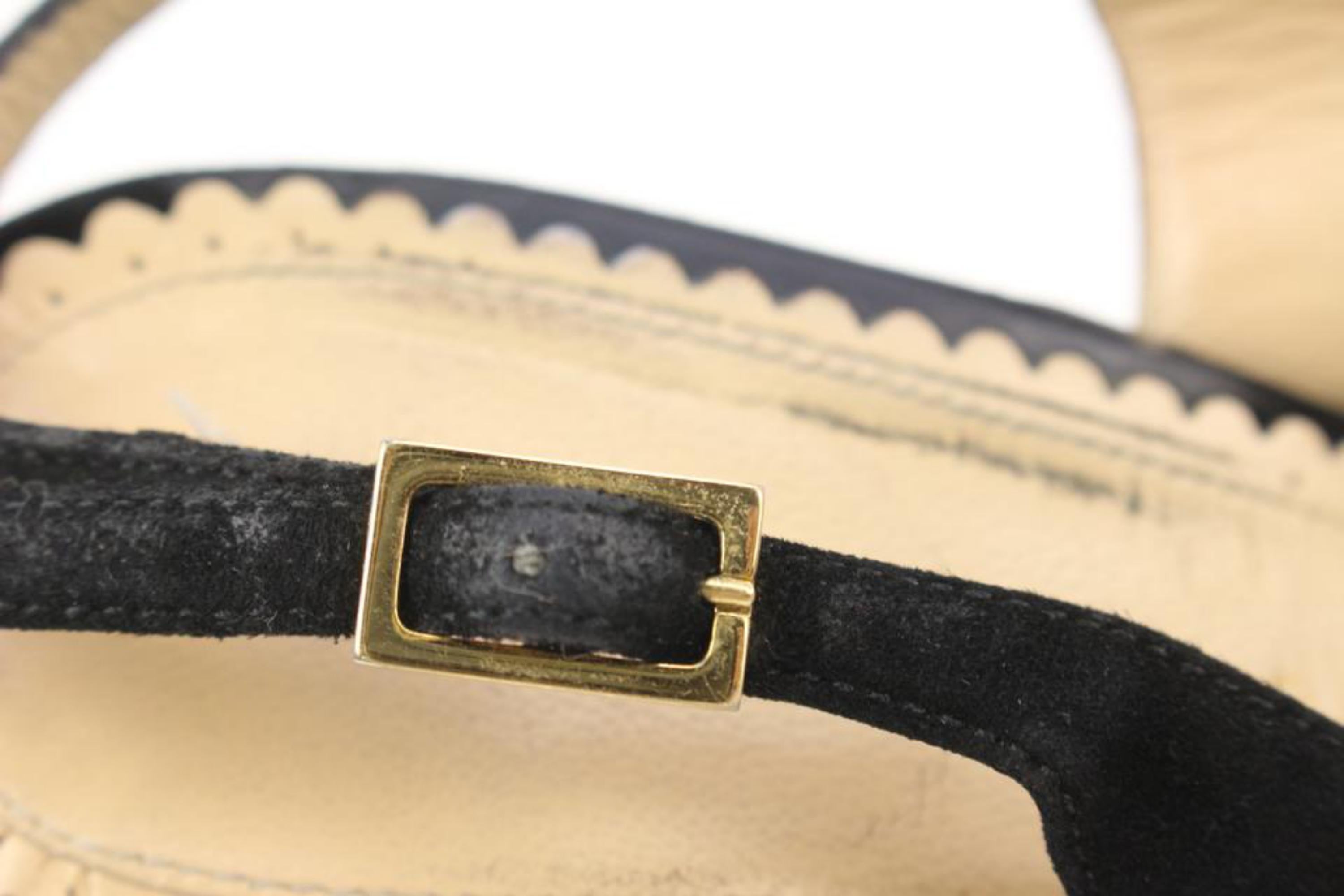 Charlotte Olympia - Chaussures à talons à talons en daim noir, taille 36,5, 50co37 en vente 3