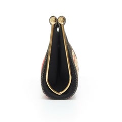 CHARLOTTE OLYMPIA Whisper grey nude pin up embroidered magazine clutch bag