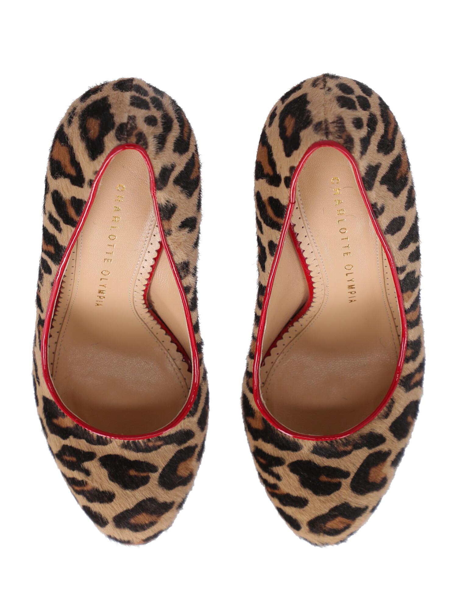 Charlotte Olympia Woman Pumps Brown Leather IT 36 For Sale 2