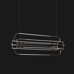 Charlotte Pendant in Solid Brass with Gold Finish by MOSS Objects