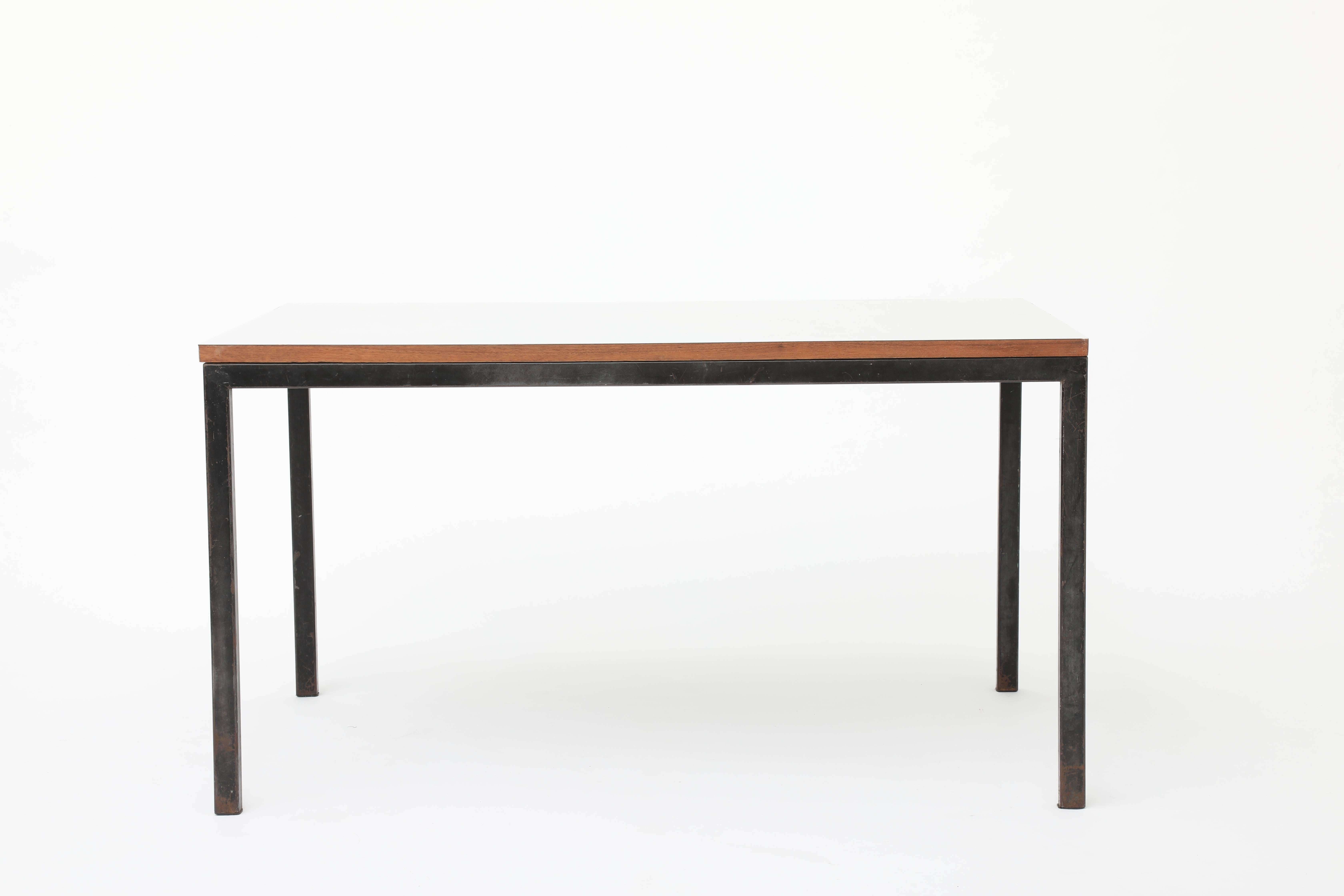 Charlotte Perriand - Cansado table, Cité Cansado, Mauritania
Laminated plywood, painted metal
Ed. Steph Simon.