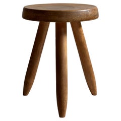 Charlotte Perriand Tabouret haut "Berger", Wood Wood, France, vers 1955