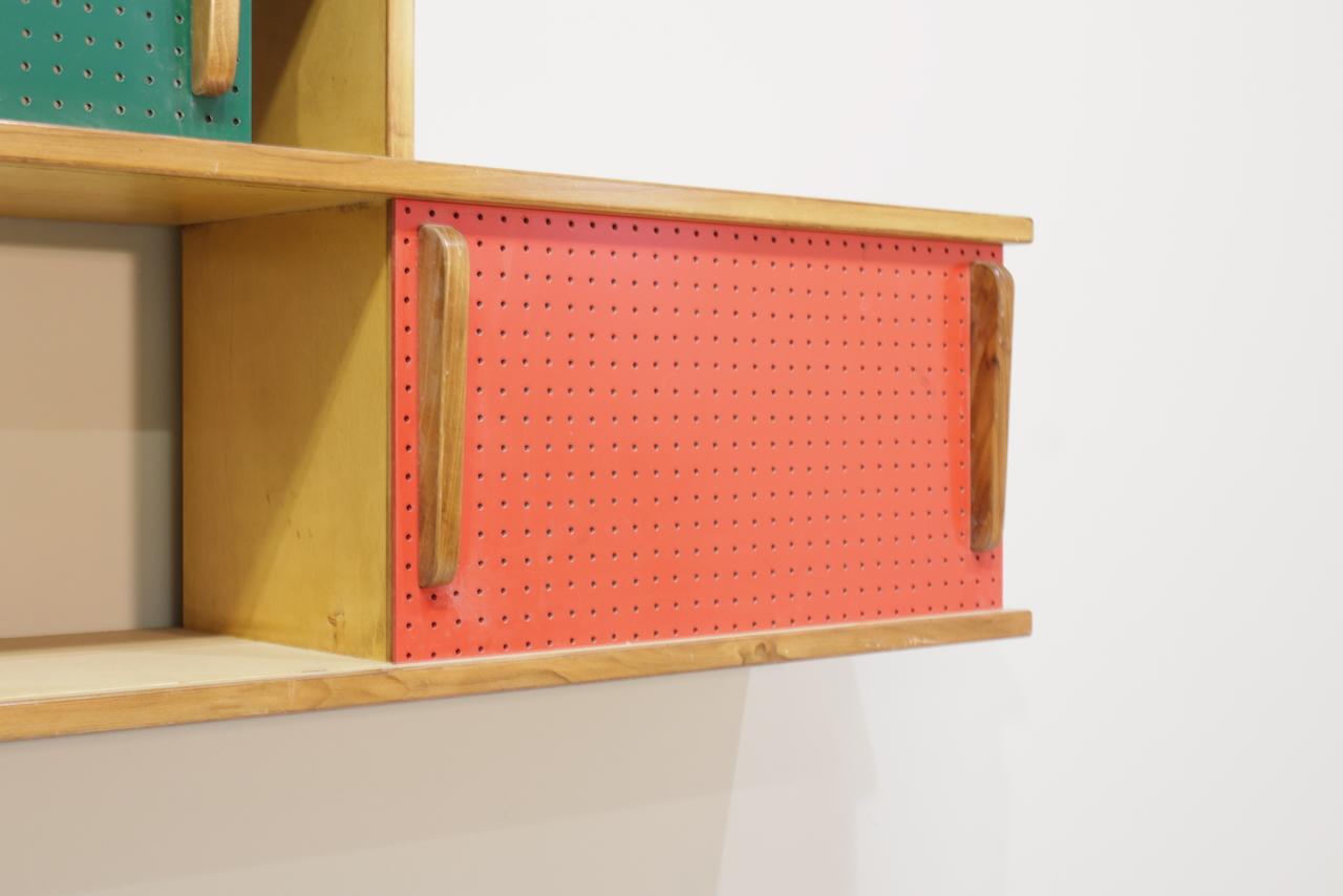 Librería colgante Charlotte Perriand años 50 en venta 8