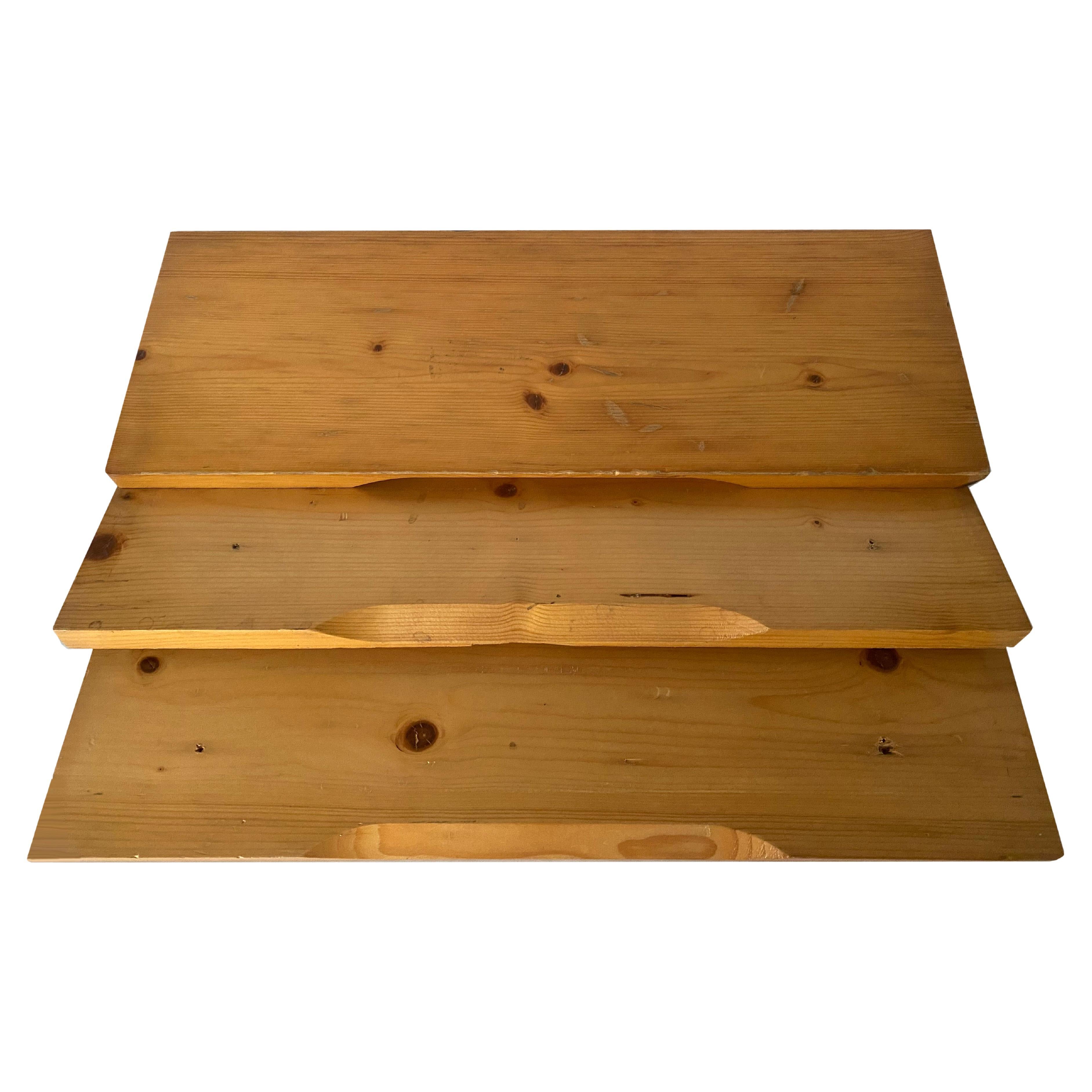 Charlotte Perriand  3 wall shelves for the resort of Les Arcs