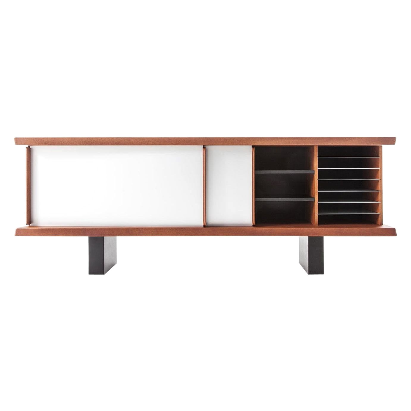 Charlotte Perriand 513 Riflesso Storage Unit by Cassina For Sale