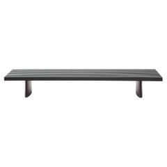 Charlotte Perriand 514 Refolo 55" Bench in Stained Oak