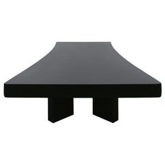 Charlotte Perriand 515 Plana Coffee Table, Black Stained Wood