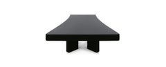 Charlotte Perriand 515 Plana Coffee Table, Black Stained Wood by Cassina