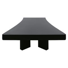 Charlotte Perriand 515 Tavolino Plana, Legno tinto nero di Cassina