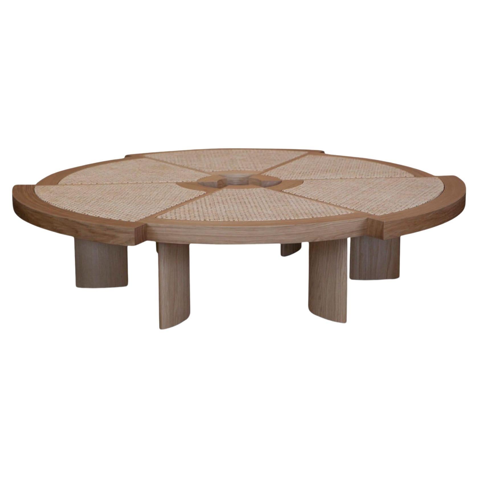 Charlotte Perriand 529 Rio Table in Viennese Straw by Cassina
