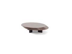 Charlotte Perriand Accordo Low Table, Brown Lacquered Wood by Cassina