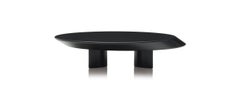 Charlotte Perriand Accordo Low Table, Mat Black Lacquered Wood by Cassina
