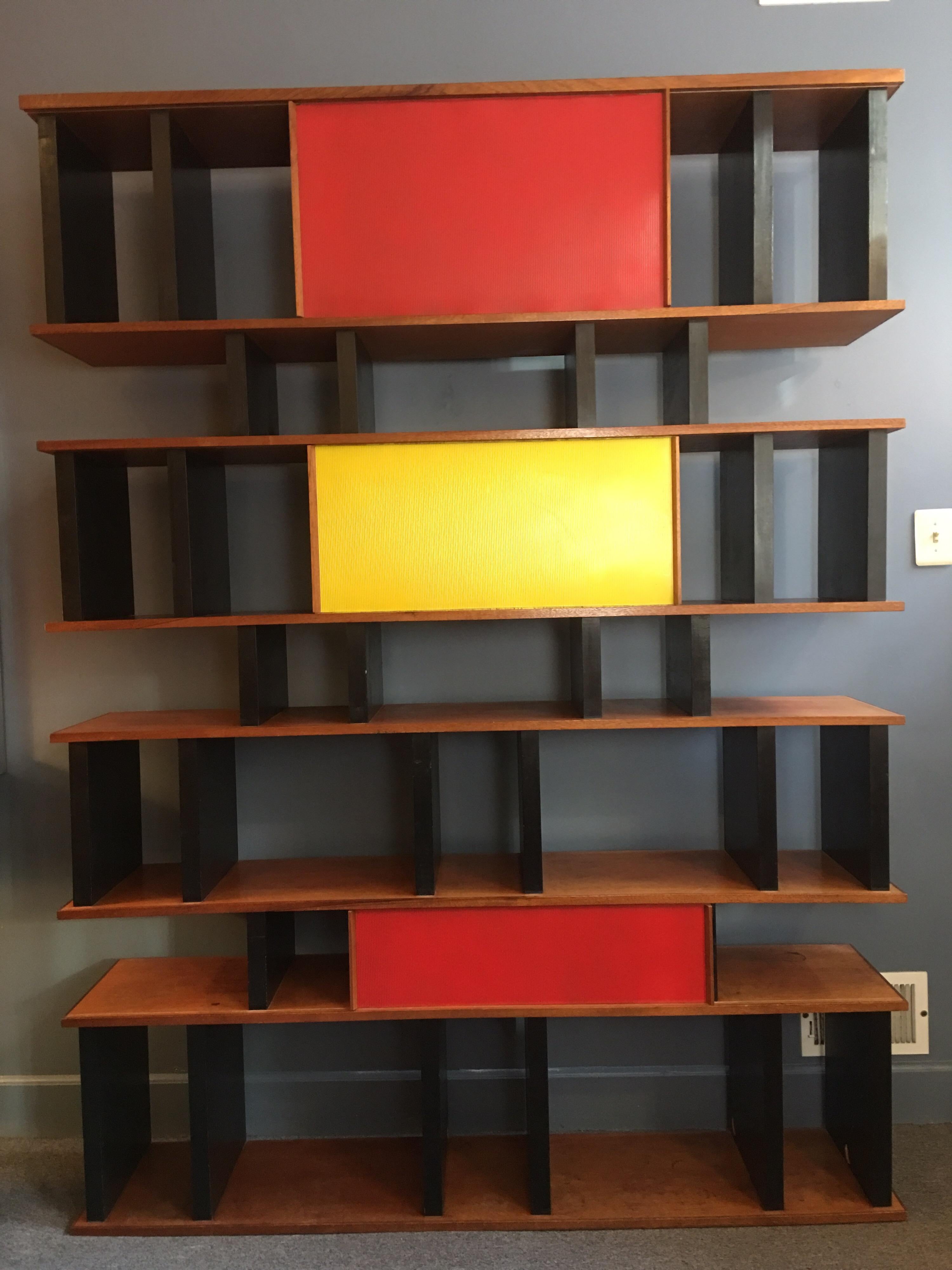 Fiberglass Charlotte Perriand and Jean Prouve Style Shelving System