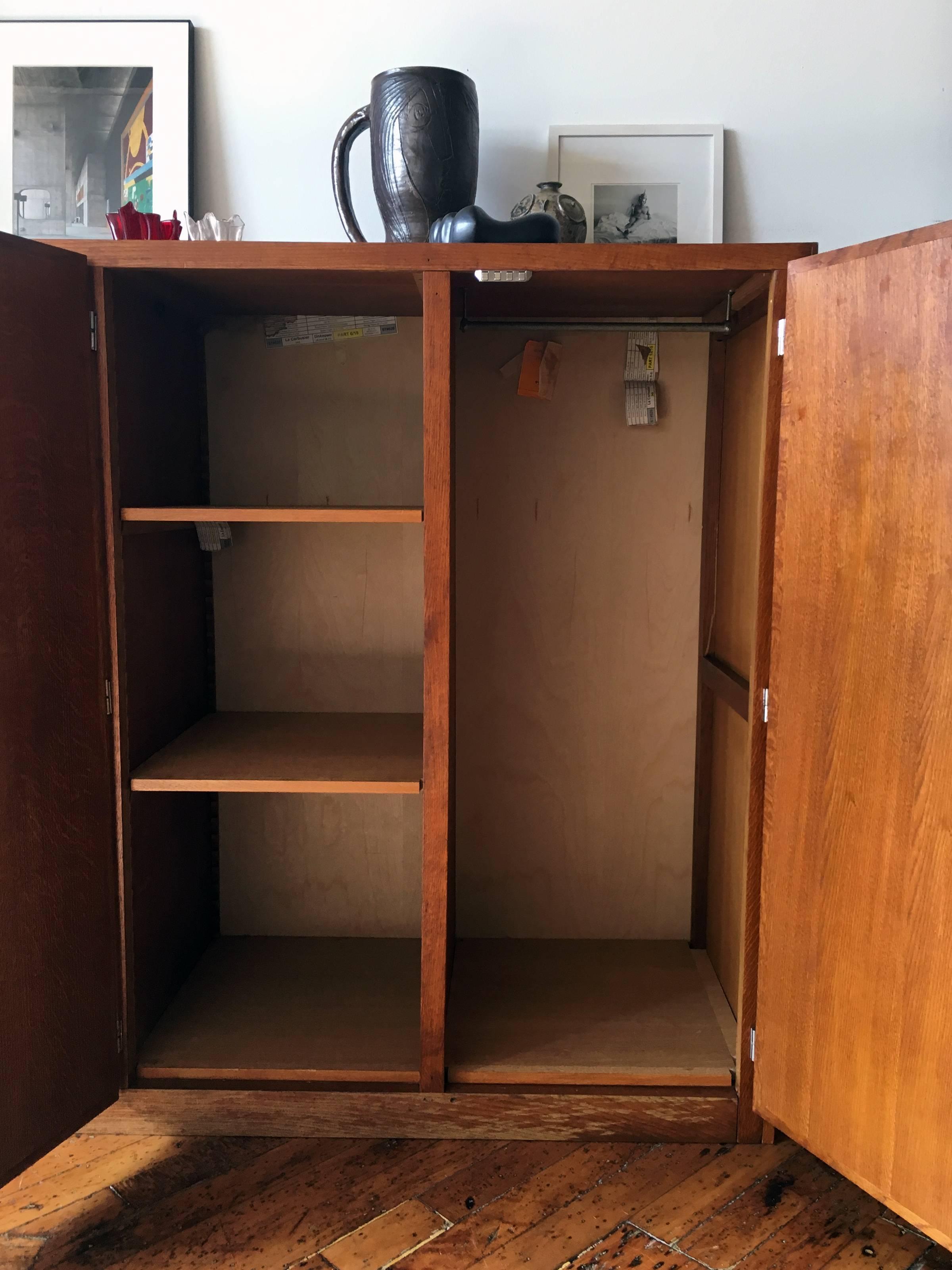 Mid-Century Modern Charlotte Perriand and Le Corbusier Wardrobe For Sale